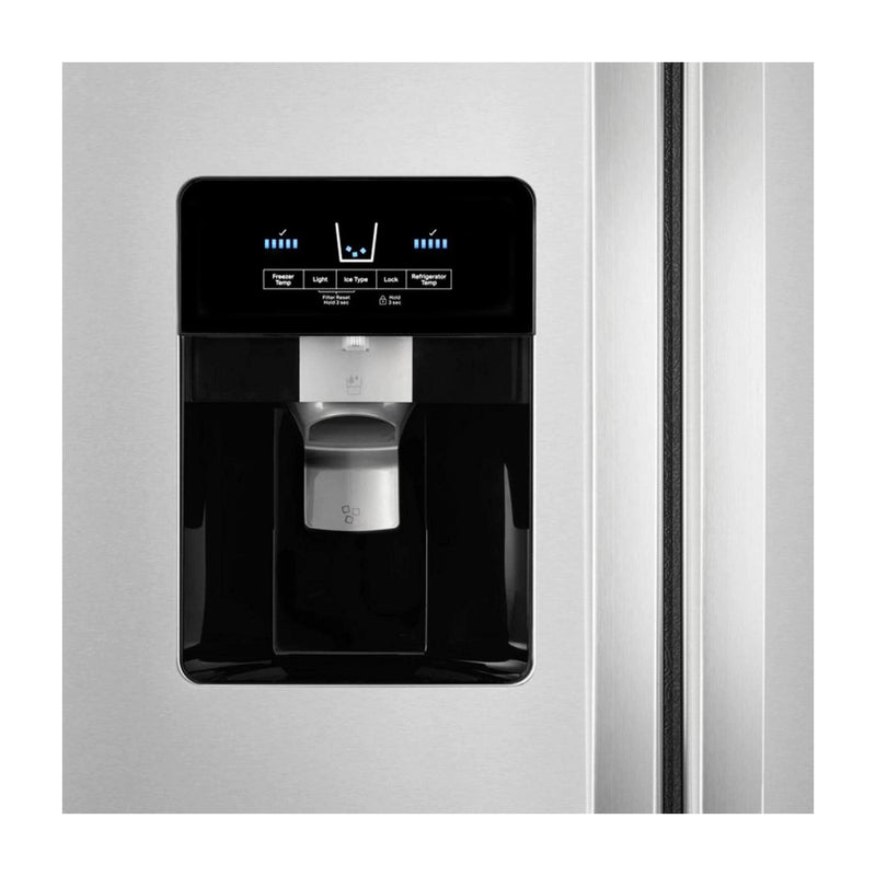 Whirlpool Refrigeradora Side By Side Xpert Energy Saver | Filtración EveryDrop | Estantes de Cristal | Dispensador de Agua y Hielo | 22p3