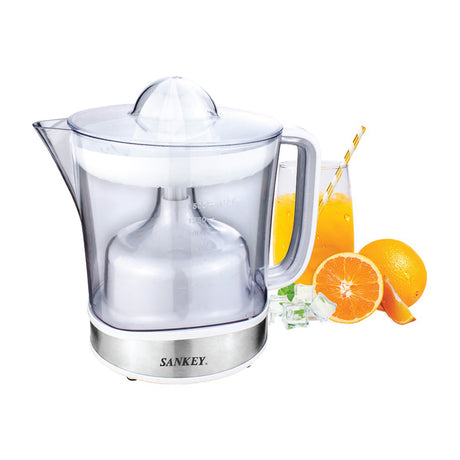 Sankey Exprimidor de Jugo | 1L | Jarra Transparente | Facil de Limpiar | Alta Potencia | Blanco