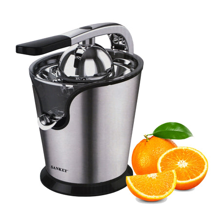 Sankey Exprimidor de Cítricos | Diseño Cilíndrico | Anti-Goteo | 160W | Plateado