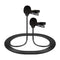 Vidpro Micrófono Lavalier Doble Cabeza | Para Smartphones y Tablets