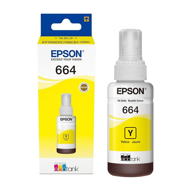 Epson T664 Y Botella de Tinta | Amarillo