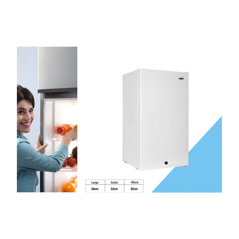 Sankey Refrigeradora Compacta de 1 Puerta | Rápido Enfriamiento | Control de Temperatura | 3.3p3 | Blanco