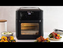 Instant Vortex Horno Freidora de Aire Digital 7-en-1 | 10QT | EvenCrisp | Puerta de Vidrio | Negro