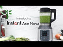 Instant Ace Nova Licuadora Multiuso de 10 Velocidades | Para Cocinar & Bebidas | Touch Control l 1.6L | 1100W | Gris