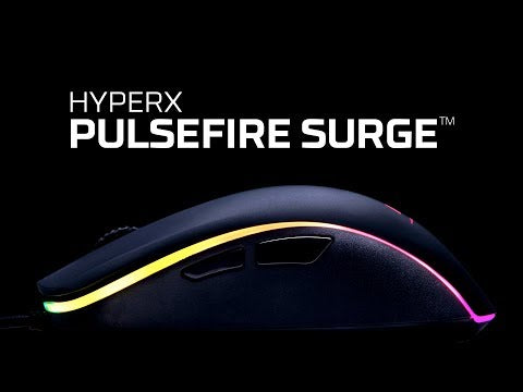 HyperX Pulsefire Surge Mouse Gaming de Cable | RGB | Memoria Integrada | 16,000 DPI | Negro