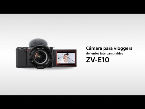 Sony ZV-E10 Alpha Cámara Digital Mirrorless con Lente 16-50mm OSS | ZV-E10L