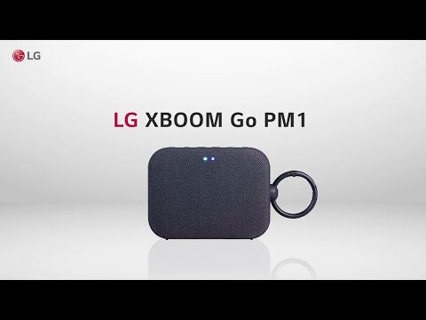 LG XBOOM Go PM1 Bocina Portátil Bluetooth Waterproof | Control por Voz | 5H | IPX5 | Azul Oscuro