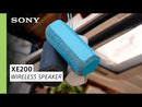 Sony XE200 Bocina Portátil Bluetooth Waterproof | Difusor Lineal | 16H | IP67 | Azul
