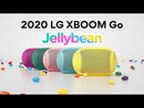 LG XBOOM Go PL2 JellyBean Bocina Portátil Bluetooth Waterproof | Meridian Audio Technology | 10H | IPX5 | Rosado (Rosa Chicle)