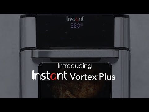 Instant Vortex Horno Freidora de Aire Digital 7-en-1 | 10QT | EvenCrisp | Puerta de Vidrio | Negro
