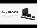 Sony Barra de Sonido Bluetooth de 5.1 Canales | Subwoofer | Authentic Surround Sound | Dolby Digital | 600W