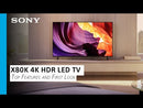 Sony 75X80K Televisor LED Ultra HD 4K HDR Smart de 75" | Procesador X1 | 4K X-Reality PRO | Dolby Vision Atmos | Triluminos PRO