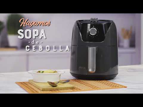 Oster CKSTAF40MDF Freidora de Aire | 4L | Bioceramic | Temporizador | Control de Temperatura | Gris