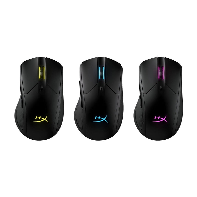 HyperX Pulsefire Dart Mouse Gaming Inalámbrico | RGB | Carga inalámbrica | 16,000 DPI | Negro