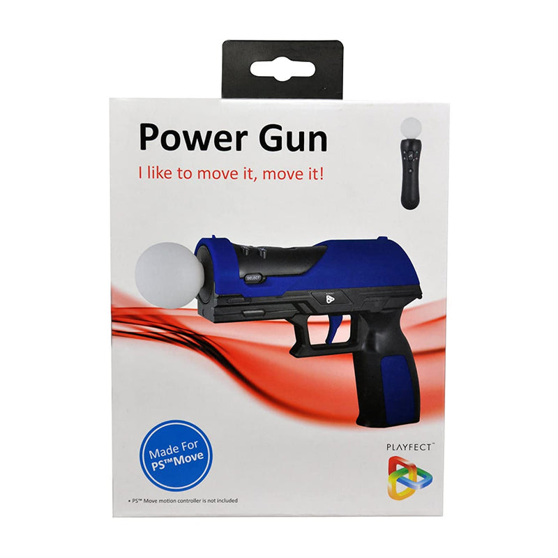 Playfect Power Gun Accesorio de Arma de Fuego Para Playstation Move