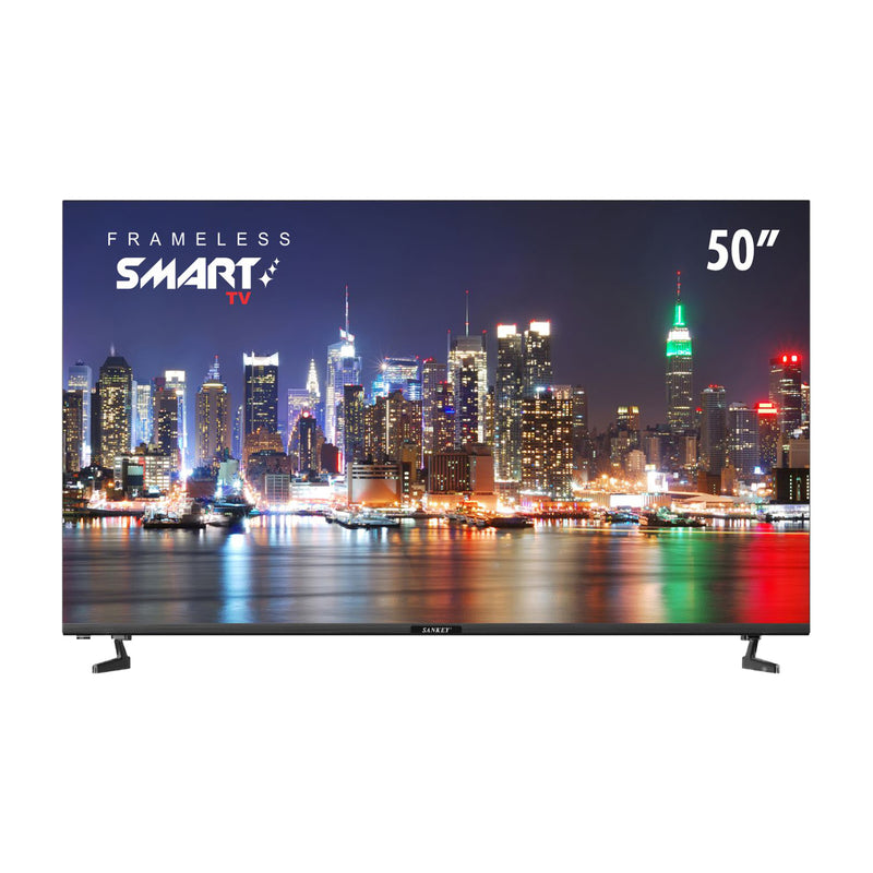 Sankey Televisor LED Ultra HD 4K HDR Smart de 50" | Procesador Quad Core 4K | Frameless Design | Ultra Slim | Web OS