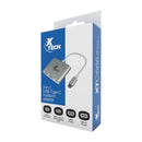 Xtech Adaptador USB C a USB A / HDMI / USB C | Plateado