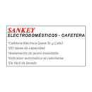 Sankey Cafetera Percoladora Comercial de 20 Tazas | Acero Inoxidable