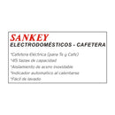 Sankey Cafetera Percoladora Comercial de 45 Tazas | Acero Inoxidable