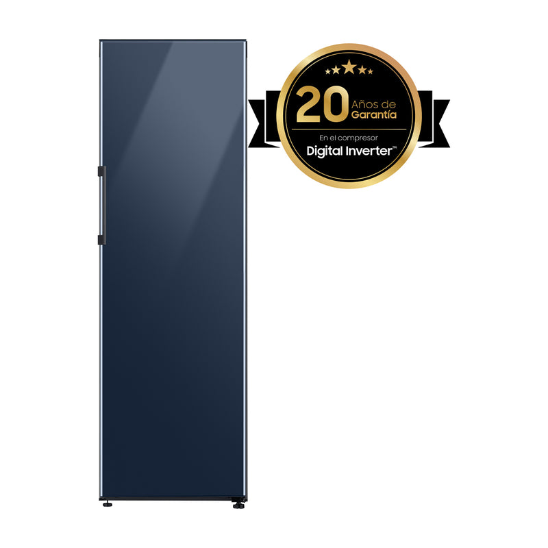 Samsung BESPOKE Refrigeradora de 1 Puerta Digital Inverter | Modulos Personalizables | All Around Cooling | Power Cool | Estantes Ajustables | 14p3 | Glam Navy